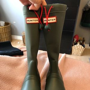 Olive Green Cinch Hunter Boots